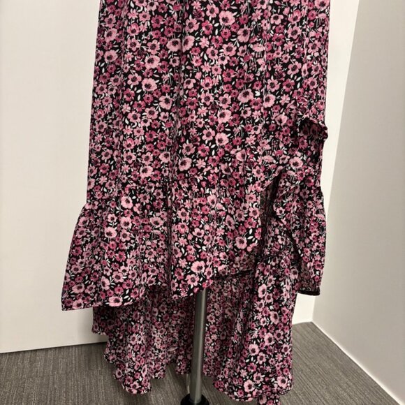 Mi ami Floral Off The Shoulder Maxi Dress with a Ruffle Hem - Picture 3 of 5